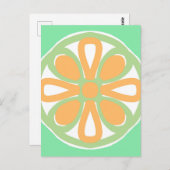 Zitrusfrüchte Postkarte (Vorne/Hinten)