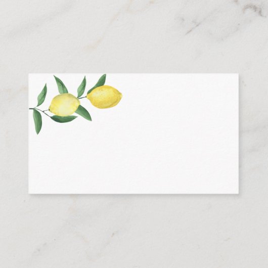 Zitrusfrüchte - raten Sie, wie viele Zitronentropf Begleitkarte (Rückseite)