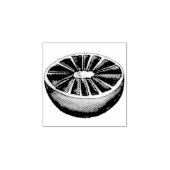 Zitrusfrüchte Rosa Grapefruit Briefmarke Gummistempel (Prägung)