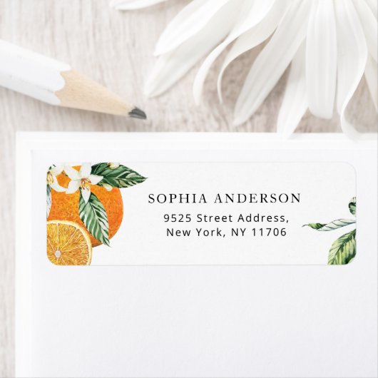 Zitrusfrüchte-Rücksendekennzeichen der kleinen Süs (Insitu)