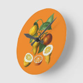 ZITRUSFRÜCHTE RUNDE WANDUHR (Winkel)