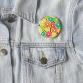 Zitrusfrüchte-Scheiben Pop Art 2 Button (Beispiel)
