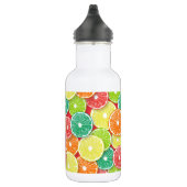 Zitrusfrüchte-Scheiben Pop Art 2 Edelstahlflasche (Rechts)
