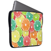 Zitrusfrüchte-Scheiben Pop Art 2 Laptopschutzhülle (Vorne Rechts)