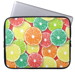 Zitrusfrüchte-Scheiben Pop Art 2 Laptopschutzhülle