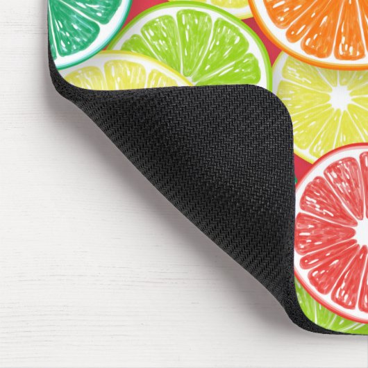 Zitrusfrüchte-Scheiben Pop Art 2 Mousepad (Ecke)
