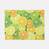 Zitrusfrüchte-Scheiben Pop Art 3 Fußmatte (Vorderseite)