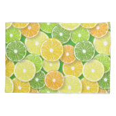 Zitrusfrüchte-Scheiben Pop Art 3 Kissenbezug (Rückseite)