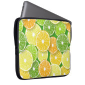 Zitrusfrüchte-Scheiben Pop Art 3 Laptopschutzhülle (Vorne Rechts)