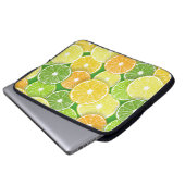 Zitrusfrüchte-Scheiben Pop Art 3 Laptopschutzhülle (Vorne Knopf)