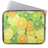 Zitrusfrüchte-Scheiben Pop Art 3 Laptopschutzhülle (Vorderseite)
