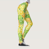 Zitrusfrüchte-Scheiben Pop Art 3 Leggings (Rechts)