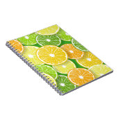 Zitrusfrüchte-Scheiben Pop Art 3 Notizblock (Rechte Seite)