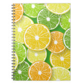Zitrusfrüchte-Scheiben Pop Art 3 Notizblock (Vorderseite)