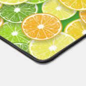 Zitrusfrüchte-Scheiben Pop Art 3 Schreibtischunterlage (Ecke)