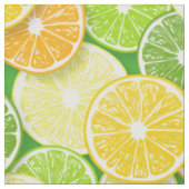Zitrusfrüchte-Scheiben Pop Art 3 Stoff (Nahaufnahme)