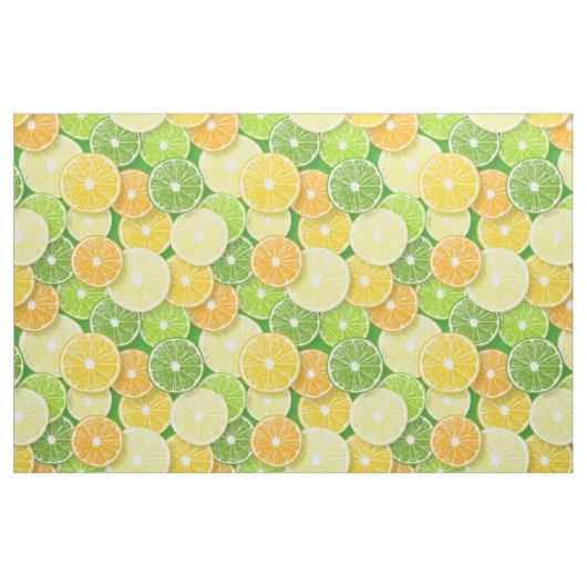 Zitrusfrüchte-Scheiben Pop Art 3 Stoff (Fat Quarter (45,7 x 55,9 cm))