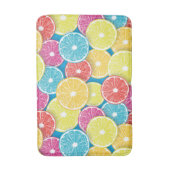 Zitrusfrüchte Scheiben Pop Art Badematte (Vorderseite Vertikal)