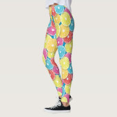 Zitrusfrüchte Scheiben Pop Art Leggings (Links)