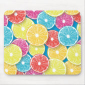 Zitrusfrüchte Scheiben Pop Art Mousepad (Vorne)