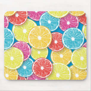 Zitrusfrüchte Scheiben Pop Art Mousepad
