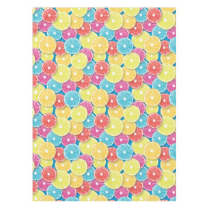 Zitrusfrüchte Scheiben Pop Art Tischdecke