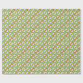 Zitrusfrüchte, Sommer nahtlos. Geschenkpapier (Flach)