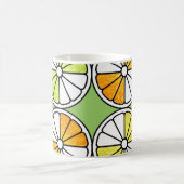 Zitrusfrüchte, Sommer nahtlos. Kaffeetasse (Mittel)