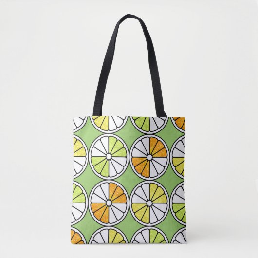 Zitrusfrüchte, Sommer nahtlos. Tasche (Vorderseite)