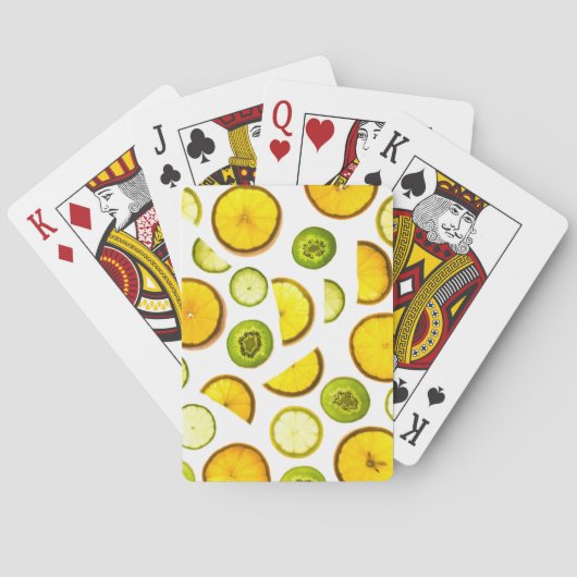 Zitrusfrüchte Spielkarten (Rückseite)
