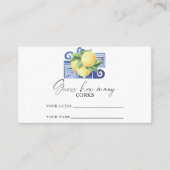 Zitrusfrüchte - Stellen Sie sich vor, wie viele Ko Begleitkarte (Vorderseite)