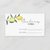 Zitrusfrüchte - Stellen Sie sich vor, wie viele Ko Begleitkarte (Vorderseite)