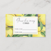 Zitrusfrüchte - Stellen Sie sich vor, wie viele Ko Begleitkarte (Vorderseite)