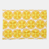 Zitrusfrüchte tropische SOMMERFRÜCHTE Orange Zitro Geschirrtuch (Horizontal)