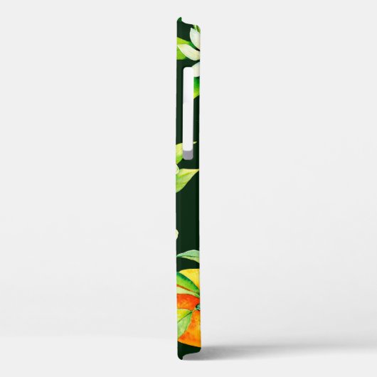 Zitrusfrüchte und Blätter aus nahtlosem Aquarell Case-Mate iPhone Hülle (Rückseite / Links)