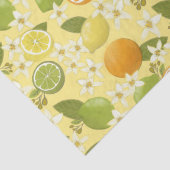 Zitrusfrüchte- und Blossom-Gewebe Seidenpapier (Detail)