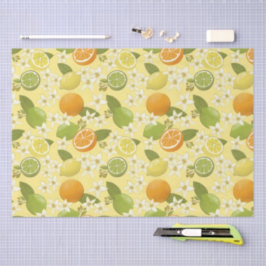 Zitrusfrüchte- und Blossom-Gewebe Seidenpapier (Handwerk)