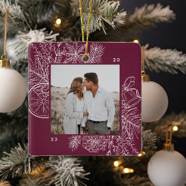 Zitrusfrüchte und Gewürze | Elegantes Foto Keramikornament