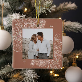 Zitrusfrüchte und Gewürze | Elegantes Foto Keramikornament