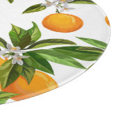 Zitrusfrüchte: Vintage digitale Illustration Schneidebrett (Ecke)