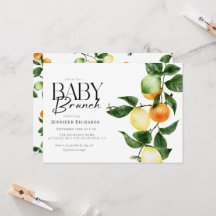Zitrusfrüchte | Watercolor Baby Brunch
