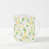 Zitrusfrüchte Zitrone Orange Modern. Mattglastasse (VorderseiteRechts)