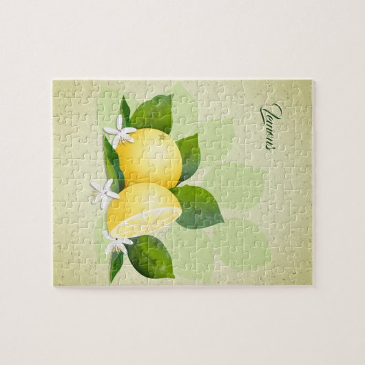 Zitrusfrüchte Zitronen Botanisch Puzzle (Horizontal)