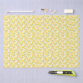 Zitrusfrüchte, Zitronen, frisch und hell Seidenpapier (Handwerk)