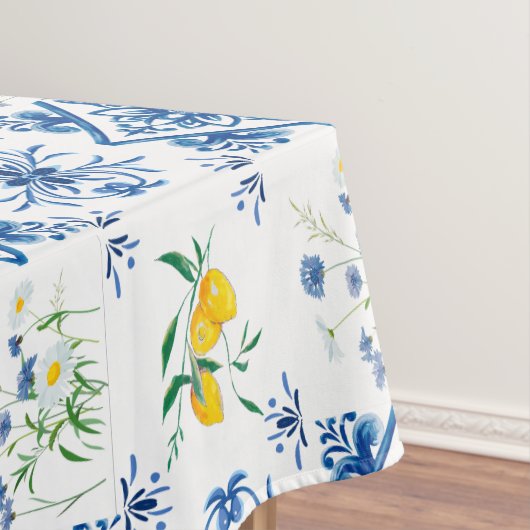 Zitrusfrüchte, Zitronen, mediterran Tischdecke (Beispiel)