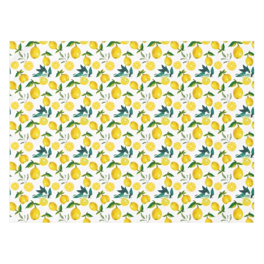 Zitrusfrüchte, Zitronen, Sommer    Tischdecke (Vorderseite (Horizontal))