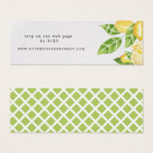 Zitrusfrüchte-Zitronenbaum-Hochzeitsseite (Vorne & Hinten)