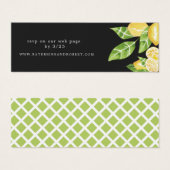 Zitrusfrüchte-Zitronenbaum-Hochzeitsseite (Vorne & Hinten)