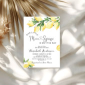 Zitrusfrüchte Zitronenfrüchte Hauptpresse Baby Dus Einladung