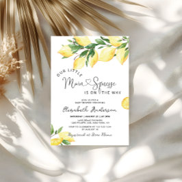 Zitrusfrüchte Zitronenfrüchte Hauptpresse Baby Dus Einladung